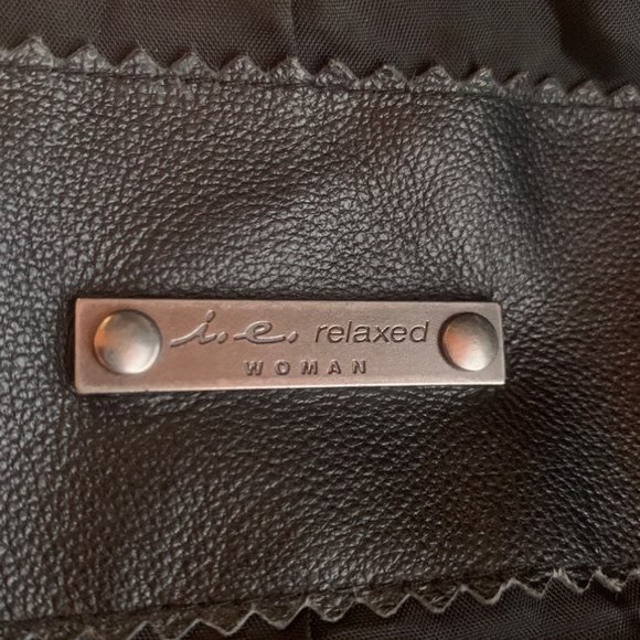 Plus Women's Leather Blazer / Jacket - Picture 2 of 5